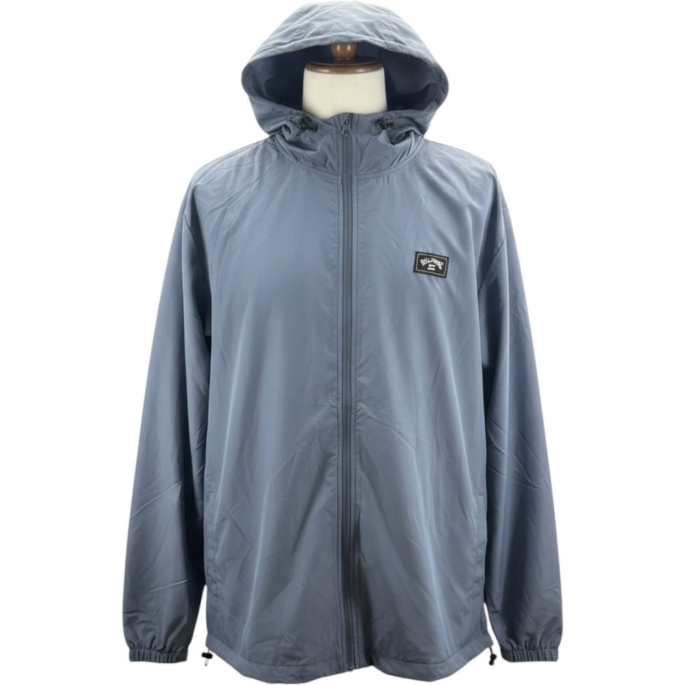 Billabong Men's Lightweight Hooded Jacket in Slate Blue (NWT)